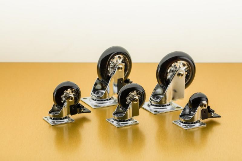 Furniture wheel, Brazylia, black, 35mm (with brake) 1208962379