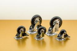 Furniture wheel, Brazylia, black, 50mm (with brake) 1208962383