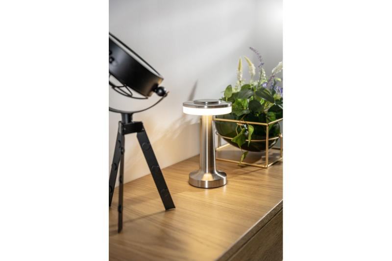 Decor Monum Bureau Lamp 3W 200lm DC 5V 1A 3000 K 3 stuks Dimmen batterij 1800 mAh inox 1208962503