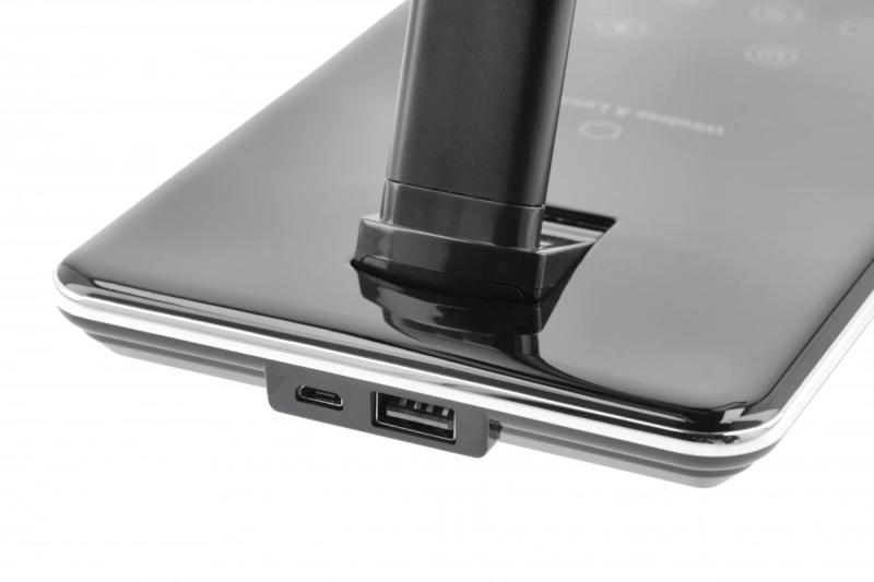 Decor Bureaulamp Tritton 6W 340lm AC220-240V 4-CCT Draadloos Opladen USB PF>0 5 RA>80 zwart 1208962518