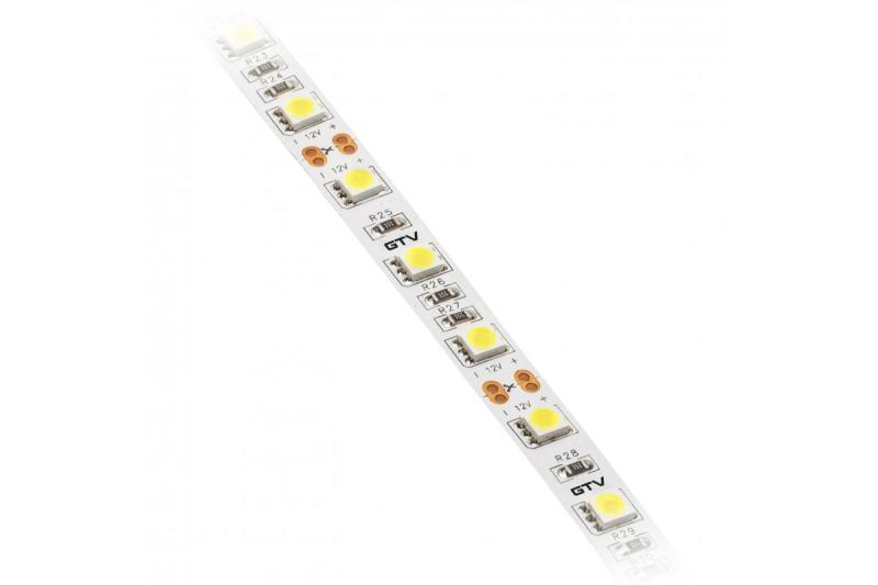 Flash Strip 5050, 300 LED warm white, 72W, without gel 10mm, Roll 5m, 12V 1208962578