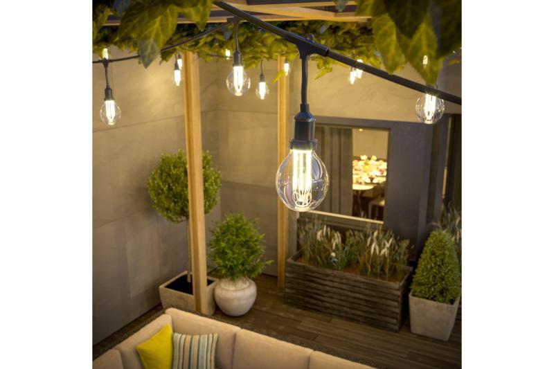 LED LIGHT SOURCE, FILAMENT,  A60, WARM WHITE, E27, 8W, AC220-240V/ 50-60Hz, RA>80, LIGHT ANGLE 1208962592