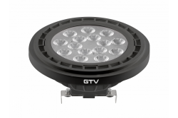 LED LIGHT SOURCE, A-G, AR111, 3000K, G53, 12,5W, DC12V, 40°, 1100lm, black 1208962621