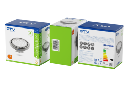 LED LIGHT SOURCE, A-G, AR111, 3000K, G53, 12,5W, DC12V, 40°, 1100lm, grey 1208962622