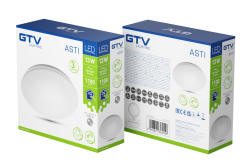 Ceiling lamp ASTI-D13 LED microwave, Ø254mm, 4000K, 13W, 1100lm, AC220-240V, dim, PF>0,5, IP44, 3y 1208962632