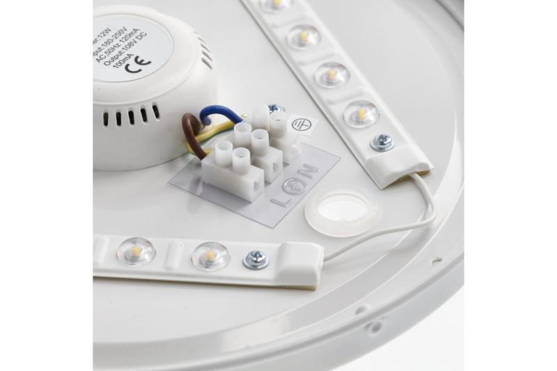 Ceiling lamp ASTRA LED, Ø255mm, 4000K, 12W, 960lm, AC220-240V, 50/60Hz, PF>0,5, IP54, 3y 1208962633