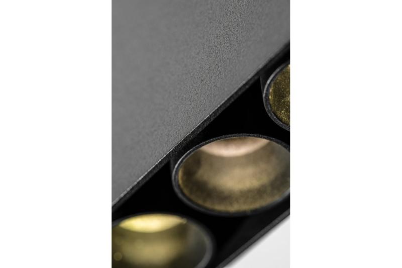 Decor LED-armatuur ARTEMIDA 15W 1420lm AC220-240V 50/60 Hz PF>0,9 Ra≥80 IP20 IK08 4000K 38° rechthoekig zwart. 1208962640