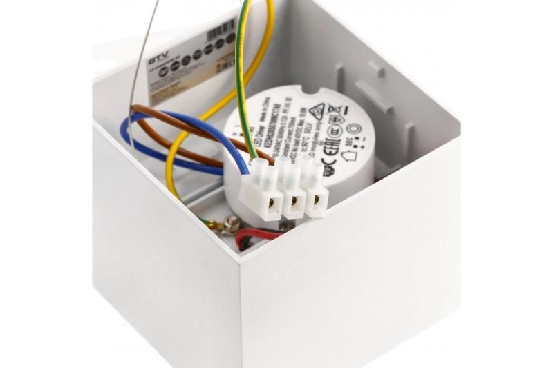 Decor LED-armatuur ARTEMIDA 20W 1920lm AC220-240V 50/60 Hz PF>0,9 Ra≥80 IP20 IK08 4000K 38° vierkant wit. 1208962641