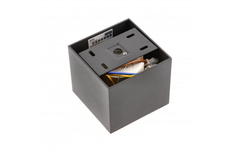 Decor LED-armatuur ARTEMIDA 20W 1920lm AC220-240V 50/60 Hz PF>0,9 Ra≥80 IP20 IK08 4000K 38° vierkant zwart. 1208962642