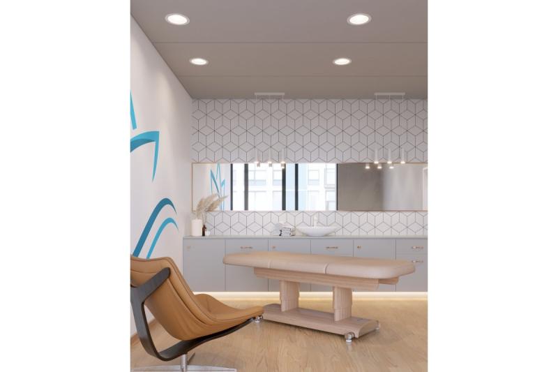 DENVER LED downlight, IP54, 30W, 2700lm, AC176-264V, 50/60Hz, 120°, 4000K, recessed, white 1208962728