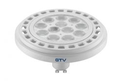 LED light source, ES111, 12W, GU10, 950 lm, AC220-240V, 50-60Hz, 45°, 104mA, 3000K, white, b.w., 65mm 1208962737