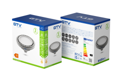 LED LIGHT SOURCE, A-G, ES111, 3000K, GU10, 12,5W, AC220-240V, 120°, 1100lm, 109mA, gray 1208962753