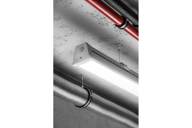 Hermetic fixture HEROS LED, 60W,8400lm,AC220-240V,50/60 Hz,PF>0,9,Ra≥80,IP66,IK10,120°,4000K,gray 1208962840