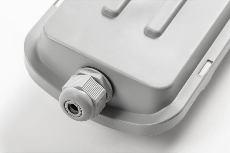 airtide lamp, G13, 2xT8 LED 18W, 3600lm, AC220-240V, 50/60Hz, IP65, ABS/PS, 120cm, grey 1208962844