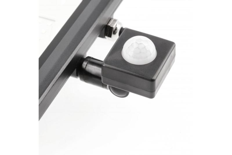 LED floodlight iNEXT with motion sensor 50W 4000lm, PF>0,9, RA>80, IP65, 120°, 6400K, black body 1208962862