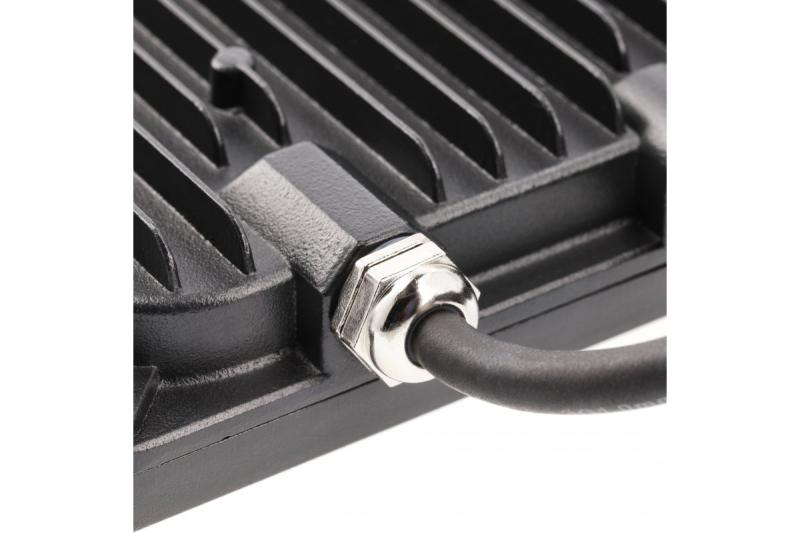 LED floodlight iNEXT (portable) 50W 4000lm, PF>0,9, RA>80, IP65, 120°, 6400K, black body 1208962863