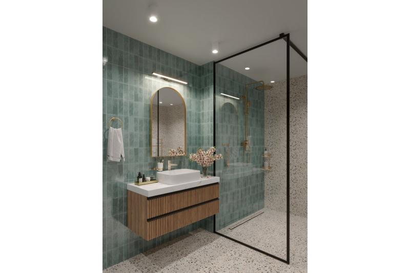 Decor Led armatuur Catania 600mm 12W AC220-240V 50/60Hz 4000K IP44 RA >80 960lm Zwart 1208962887