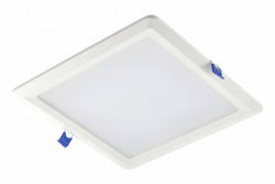 LOUIS LED downlight, IP54, 15W, 1200lm, AC176-264V, 50/60Hz, 120°, 4000K, recessed, square 1208962927