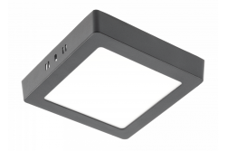 MATIS PLUS LED luminaire, downlight, 13W, black, 4000K, 1020lm, AC220-240V, surface-mounted, IP20, 120° 1208962954