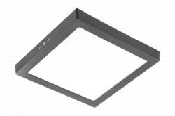 MATIS PLUS LED luminaire, downlight, 24W, black, 3000K, 2000lm, AC220-240V, surface-mounted, IP20, 120° 1208962960