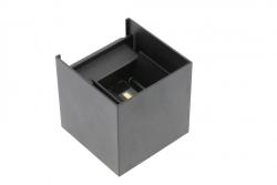 Decor MISSOURI-K LED-lamp 7W 540lm AC220-240V 50/60 Hz PF>0.5 Ra≥80 IP54 IK08 4000K vierkant zwart. 1208962994