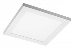 LED fixture MOZA, 18W, 1500lm, AC220-240V, 50/60Hz, PF>0,5, RA≥80, IP40, 120°,4000K, square, white 1208963005
