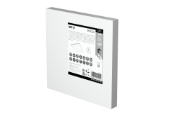 LED fixture MOZA, 18W, 1500lm, AC220-240V, 50/60Hz, PF>0,5, RA≥80, IP40, 120°,4000K, square, white 1208963005