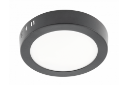 LED fixture ORIS PLUS, downlight, 13W, black, 3000K, 1020lm, AC220-240V, surface mounted, IP20, 120° 1208963045