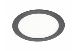 LED fixture ORIS PLUS, downlight, 13W, black, 3000K, 1020lm, AC220-240V, recessed, IP20, 120° 1208963068