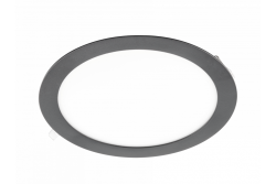 LED fixture ORIS PLUS, downlight, 19W, black, 4000K, 1520lm, AC220-240V, recessed, IP20, 120° 1208963077