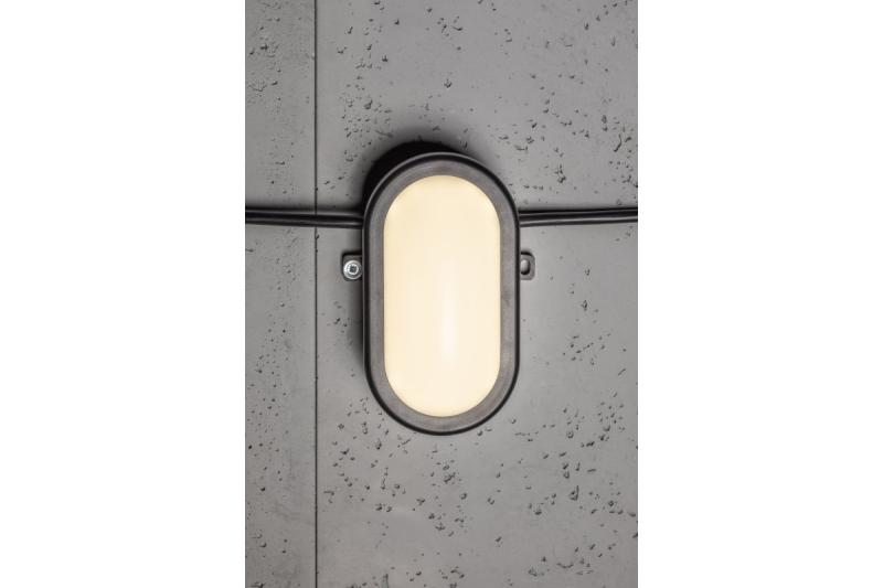 LED Channel Luminaire OVALIO, 5W, 500lm, AC175-265V, 50/60 Hz, PF> 0,5,RA>80, IP54, black 1208963088