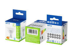 LED  bulb, A-G, SMD 2835, 6400K, GU10, 5,6W, AC180-250V, 50-60Hz, 120°, 410lm, 49mA 1208963104