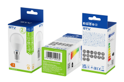 LED BULB, B45B, SMD 2835, WARM WHITE, E14, 6W, AC220-240V, 160° light angle, 470 lm, 52 mA 1208963155