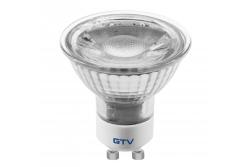 LED  bulb 5W, GU10, SMD 2835, warm white, AC220-240V, glass, beam angle 38*, 400lm, 43mA 1208963188