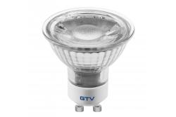 LED  bulb 5W, GU10, SMD 2835, neutral white, AC220-240V, glass, beam angle 38°, 400lm, 43mA 1208963189