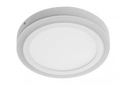 LED downlight TWINS, 16W (12W+4W), 1140lm, AC220-240V, 50/60 Hz, PF>0,5, RA>80, IP20, beam angle 120°, warm white 3000K, surface mounted, white housing 1208963218