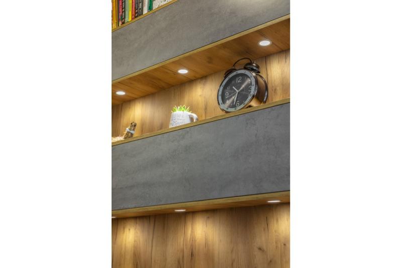 SILVER RECESSED LED luminaire with Vasco distance, 12V DC, 1.7W,24 SMD3528, cold white, 200cm cable 1208963226