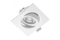 VOLARE LED luminaire, square, downlight, CCT, 7W, 630lm, AC220-240V, PF>0.5, RA>80, IP20, 38° 1208963244