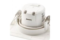 VOLARE LED luminaire, square, downlight, CCT, 7W, 630lm, AC220-240V, PF>0.5, RA>80, IP20, 38° 1208963244