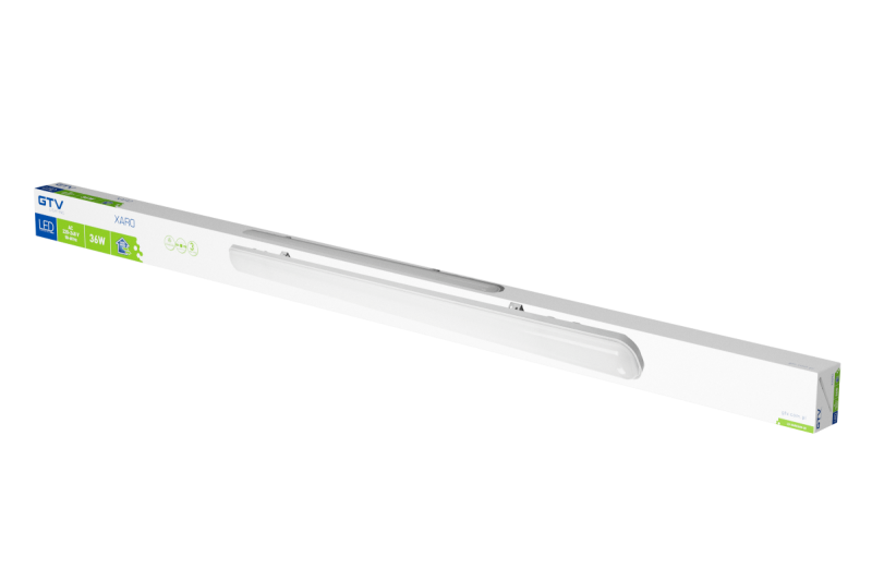 XARO LED airtide lamp, 36W, 4400lm, AC220-240V, 50/60 Hz, PF>0.9, RA>80, IP65, 4000K, 120cm 1208963265
