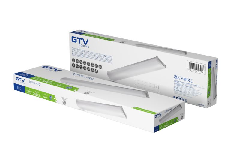 LED luminaire ZEFIR PRO, 24W, 2200lm, AC220-240V,50/60 Hz,PF>0,5,Ra≥80,IP44,IK06,140°,4000K, 60cm 1208963289