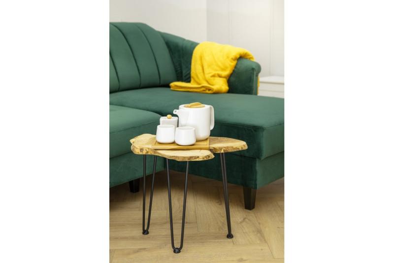 Hairpin ARTO leg with foot, 3 rods, 10 x 711 mm, black 1208963523