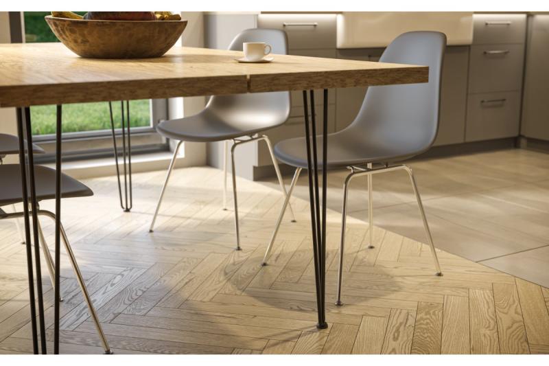 Hairpin ARTO leg with foot, 3 rods, 12 x 406 mm, black 1208963528