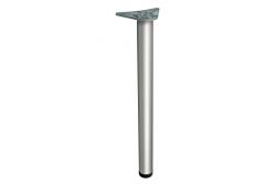 Tafelpoot rond aluminium 82cm hoog verstelbaar 3cm met poot diameter 6cm 1208963587