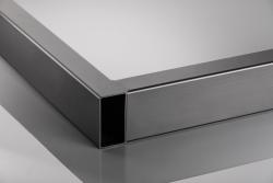 Frame leg GTV INDUSTRIA, trapezoid, H=710 mm, W=820 mm, profile 80 x 40, steel, black 1208963602