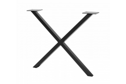 Frame leg GTV INDUSTRIA, cross, H=710 mm, W=820 mm, profile 80 x 20, steel, black 1208963603