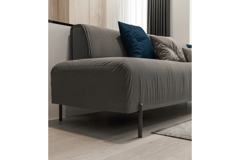 RONDA foot, height 180 mm, brushed gold 1208963627