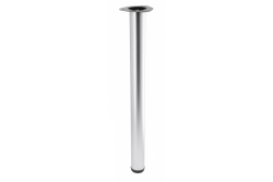 Tafelpoot rond aluminium 71cm hoog verstelbaar 2cm met poot diameter 6cm 1208963631