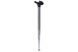 Leg 40 x 710 X-LINE inclined, foldable, adjustable foot, chrome 1208963654