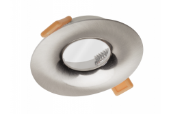 Decor Plafondspot armatuur ALESSIO IP54 rond inox/satijn. 1208963704